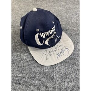 Bill Bates Signed Hat Cap Autographed Dallas Cowboys